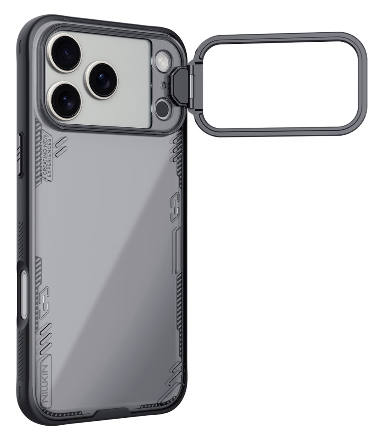 Nillkin IceBlade Prop iPhone 17 Pro Max Hoesje MagSafe Back Cover Zwart afbeelding 1