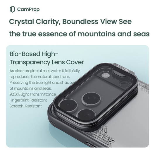 Nillkin IceBlade Prop iPhone 17 Pro Max Hoesje MagSafe Back Cover Zwart afbeelding 8