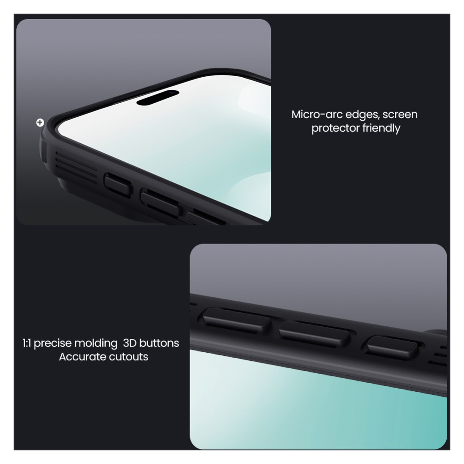 Nillkin CamShield MagSafe iPhone 17 Hoesje Camera Slider Transparant Zwart afbeelding 12