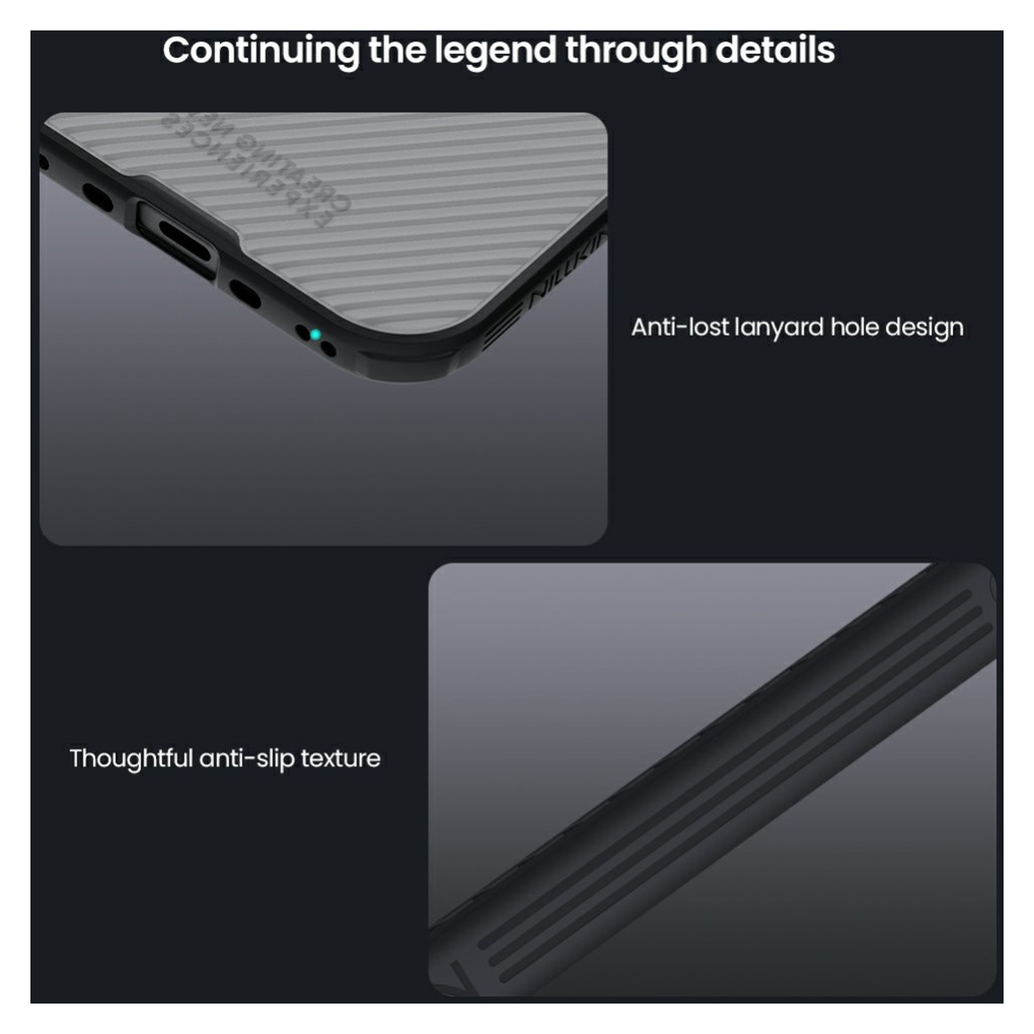 Nillkin CamShield MagSafe iPhone Air Hoesje Camera Slider Transparant Zwart afbeelding 10