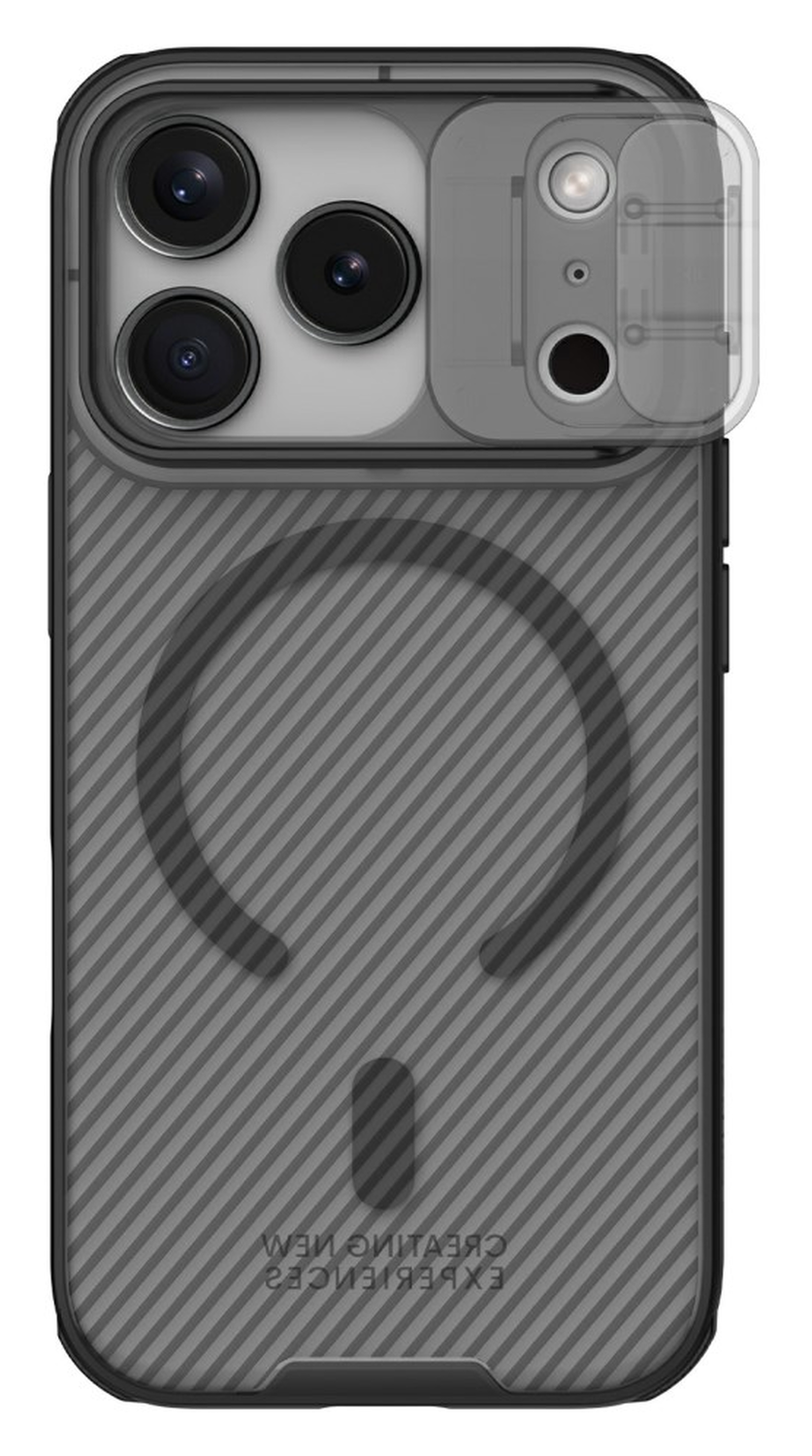 Nillkin CamShield MagSafe iPhone 17 Pro Hoesje Camera Slider Transparant Zwart afbeelding 1