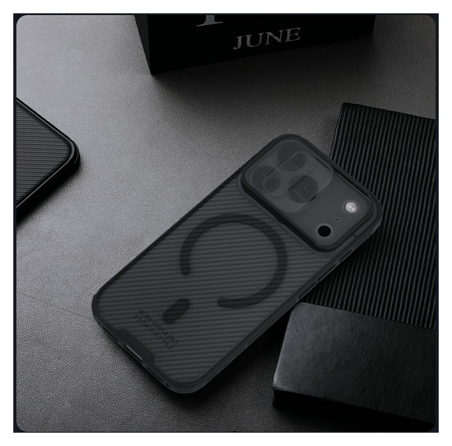 Nillkin CamShield MagSafe iPhone 17 Pro Hoesje Camera Slider Transparant Zwart afbeelding 14