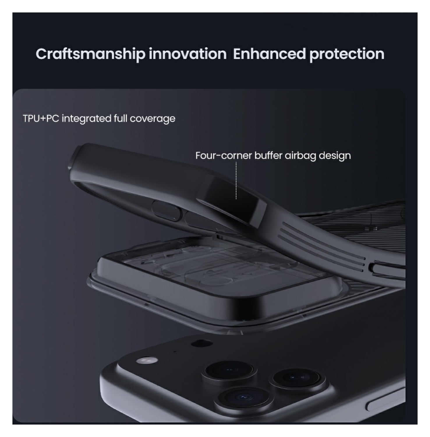 Nillkin CamShield MagSafe iPhone 17 Pro Hoesje Camera Slider Transparant Zwart afbeelding 15