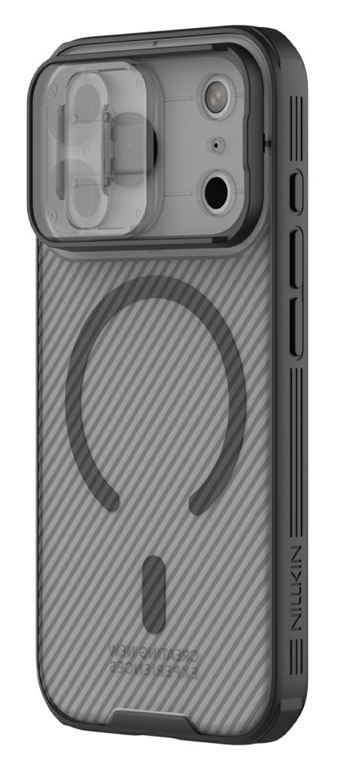 Nillkin CamShield MagSafe iPhone 17 Pro Hoesje Camera Slider Transparant Zwart afbeelding 16