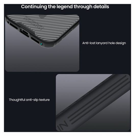 Nillkin CamShield MagSafe iPhone 17 Pro Hoesje Camera Slider Transparant Zwart afbeelding 12