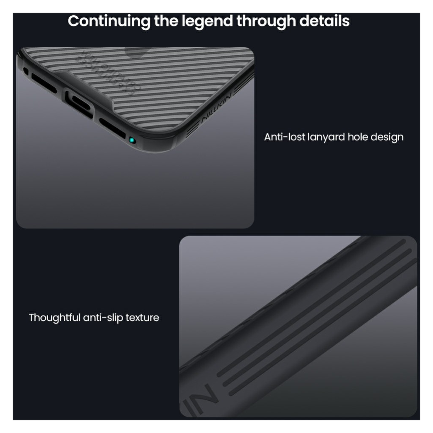 Nillkin CamShield MagSafe iPhone 17 Pro Max Hoesje Camera Slider Clear Zwart afbeelding 12