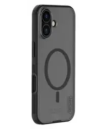 Nillkin Frosted Shield iPhone 17 Hoesje MagSafe Back Cover Transparant Zwart afbeelding