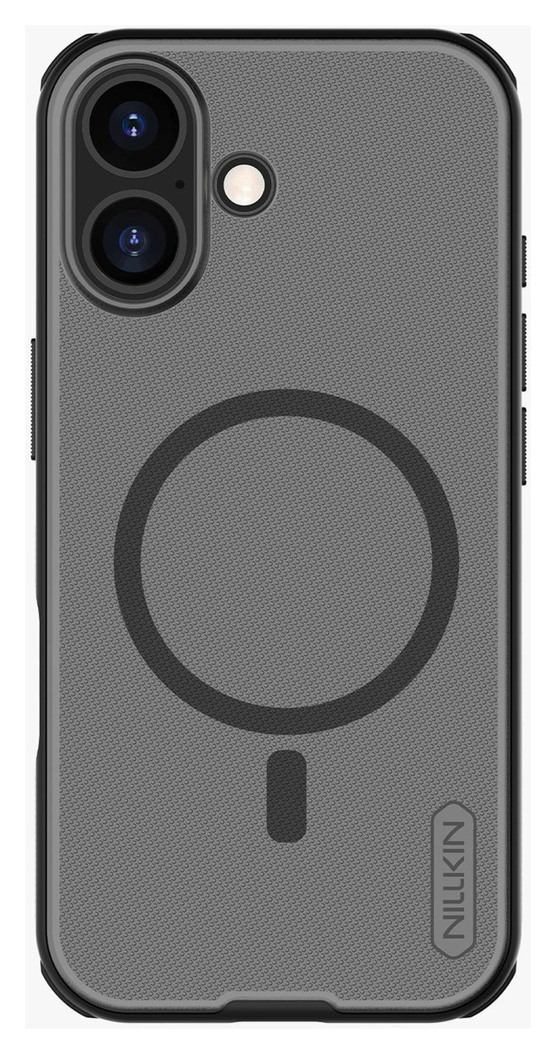 Nillkin Frosted Shield iPhone 17 Hoesje MagSafe Back Cover Transparant Zwart afbeelding 2