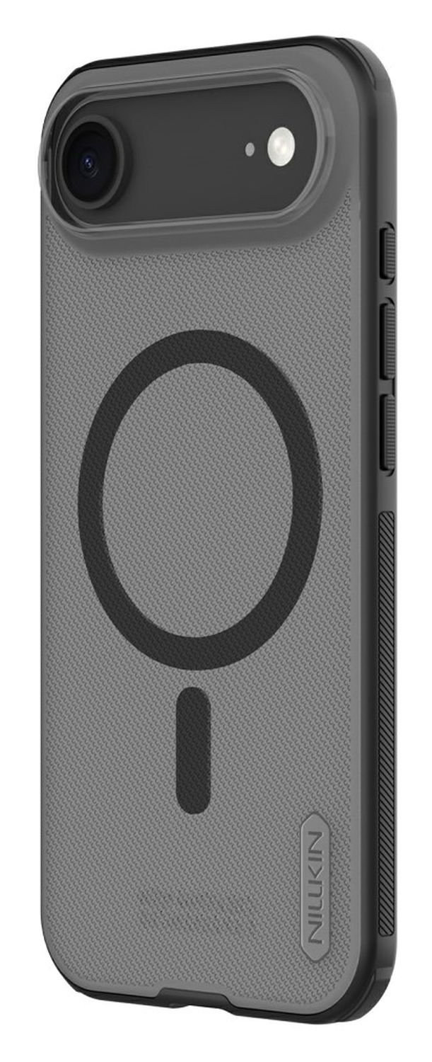 Nillkin Frosted Shield iPhone Air Hoesje MagSafe Back Cover Transparant Zwart afbeelding 2