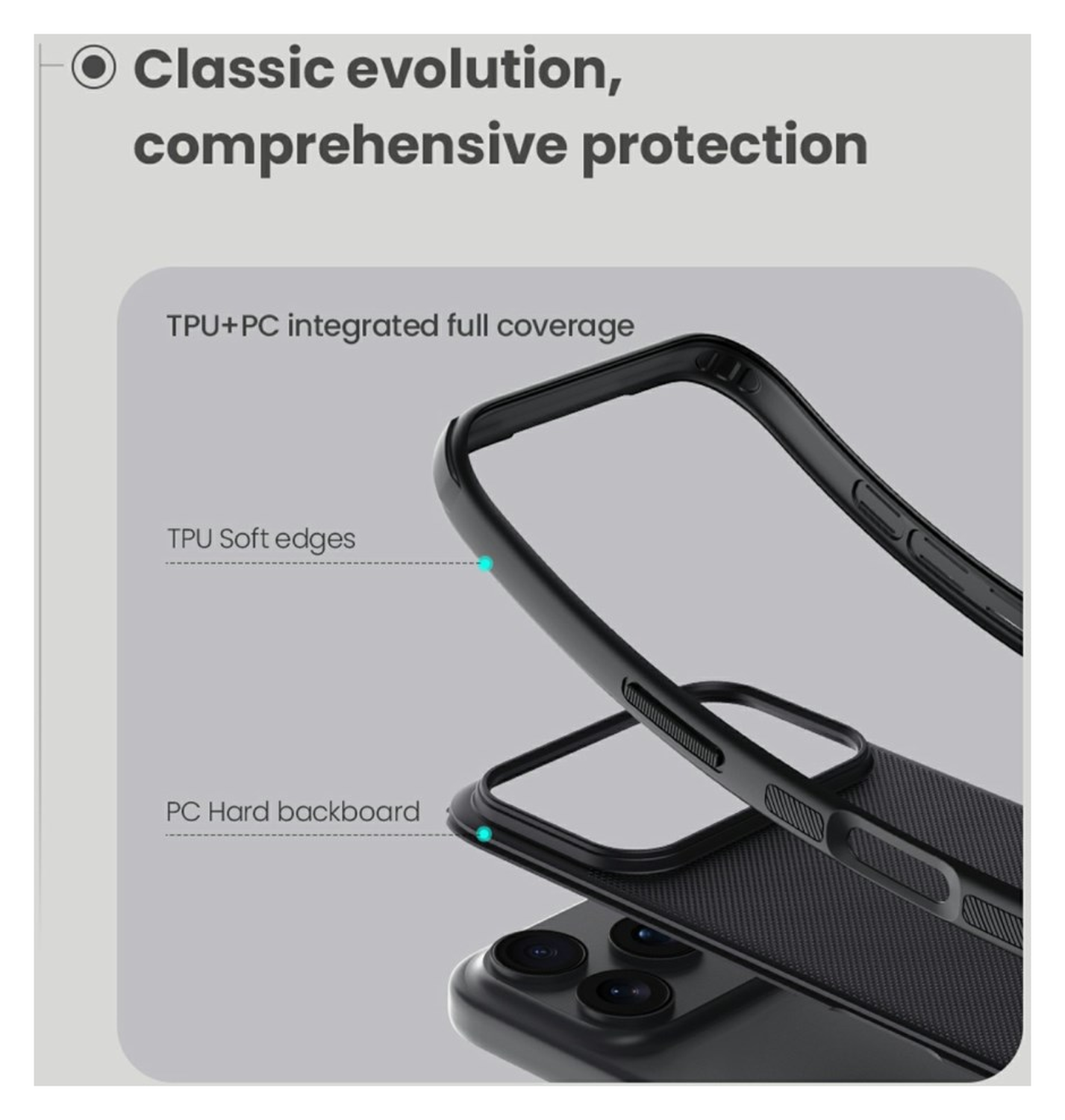 Nillkin Frosted Shield iPhone 17 Pro Hoesje MagSafe Back Cover Zwart afbeelding 8