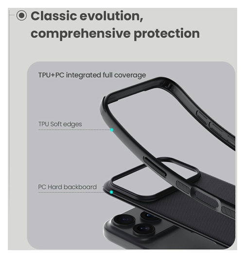 Nillkin Frosted Shield iPhone 17 Pro Hoesje MagSafe Back Cover Zwart afbeelding 8