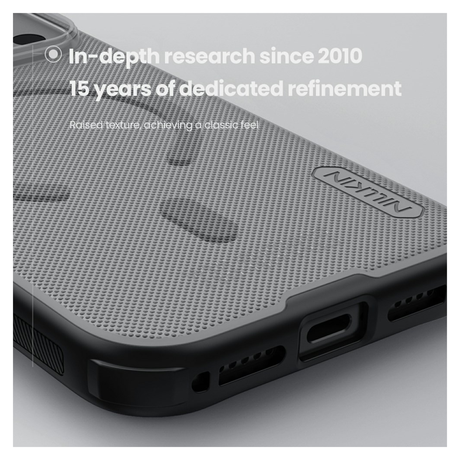 Nillkin Frosted Shield iPhone 17 Pro Hoesje MagSafe Back Cover Transparant Zwart afbeelding 6