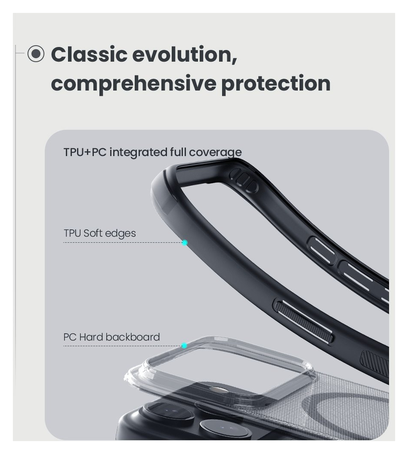 Nillkin Frosted Shield iPhone 17 Pro Max Hoesje MagSafe Transparant Zwart afbeelding 6