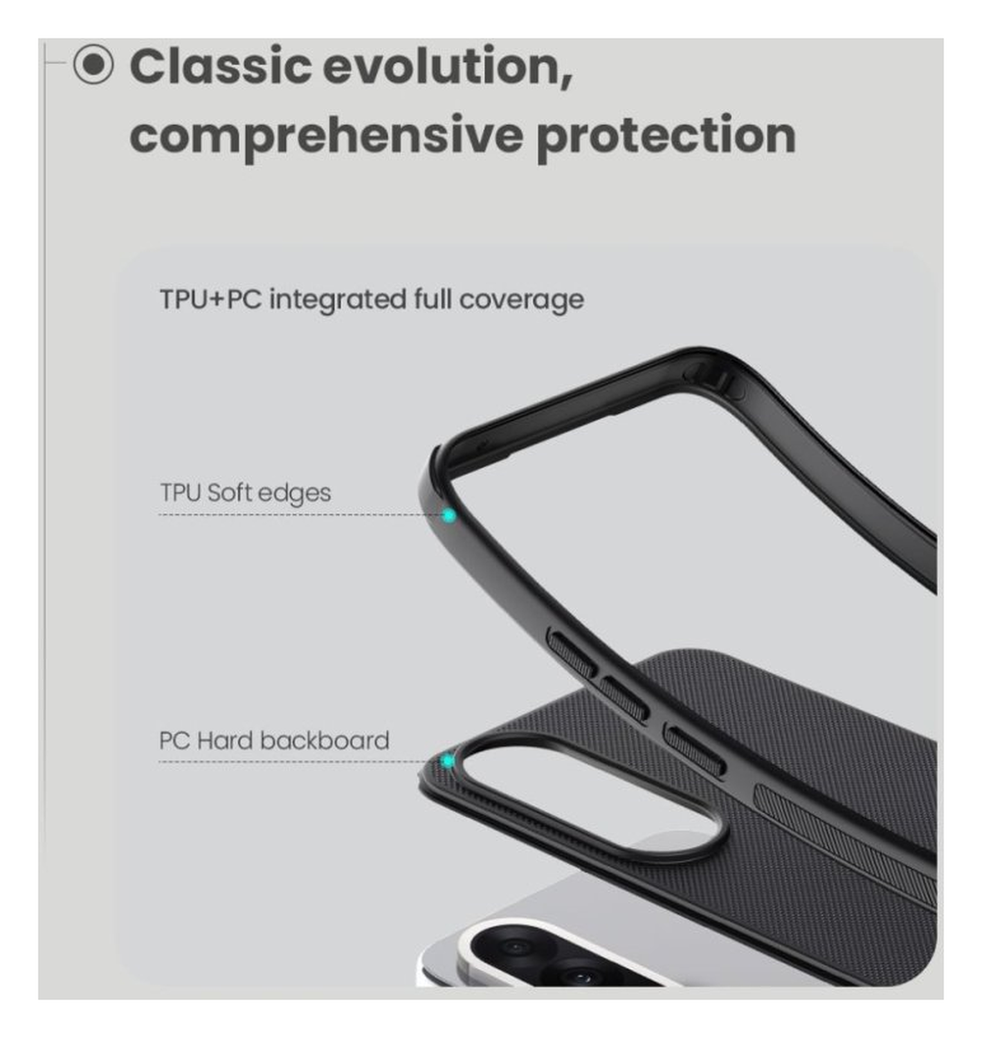 Nillkin Frosted Shield OnePlus Nord 5 Hoesje MagSafe Back Cover Zwart afbeelding 5