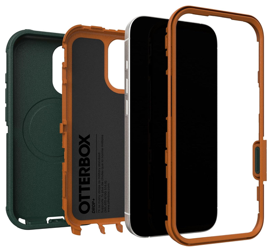 OtterBox Defender Pro MagSafe iPhone 17 Hoesje Back Cover Groen afbeelding 4