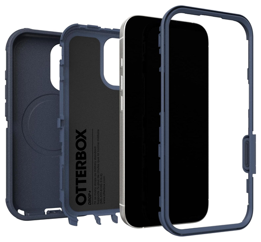 OtterBox Defender Pro MagSafe iPhone 17 Hoesje Back Cover Blauw afbeelding 4