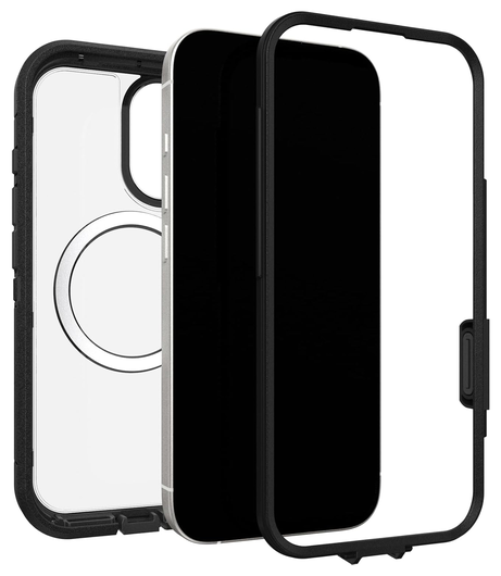 OtterBox Defender Pro XT iPhone 17 Hoesje MagSafe Back Cover Transparant Zwart afbeelding 4