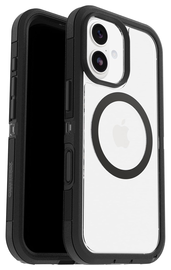 OtterBox Defender Pro XT iPhone 17 Hoesje MagSafe Back Cover Transparant Zwart afbeelding