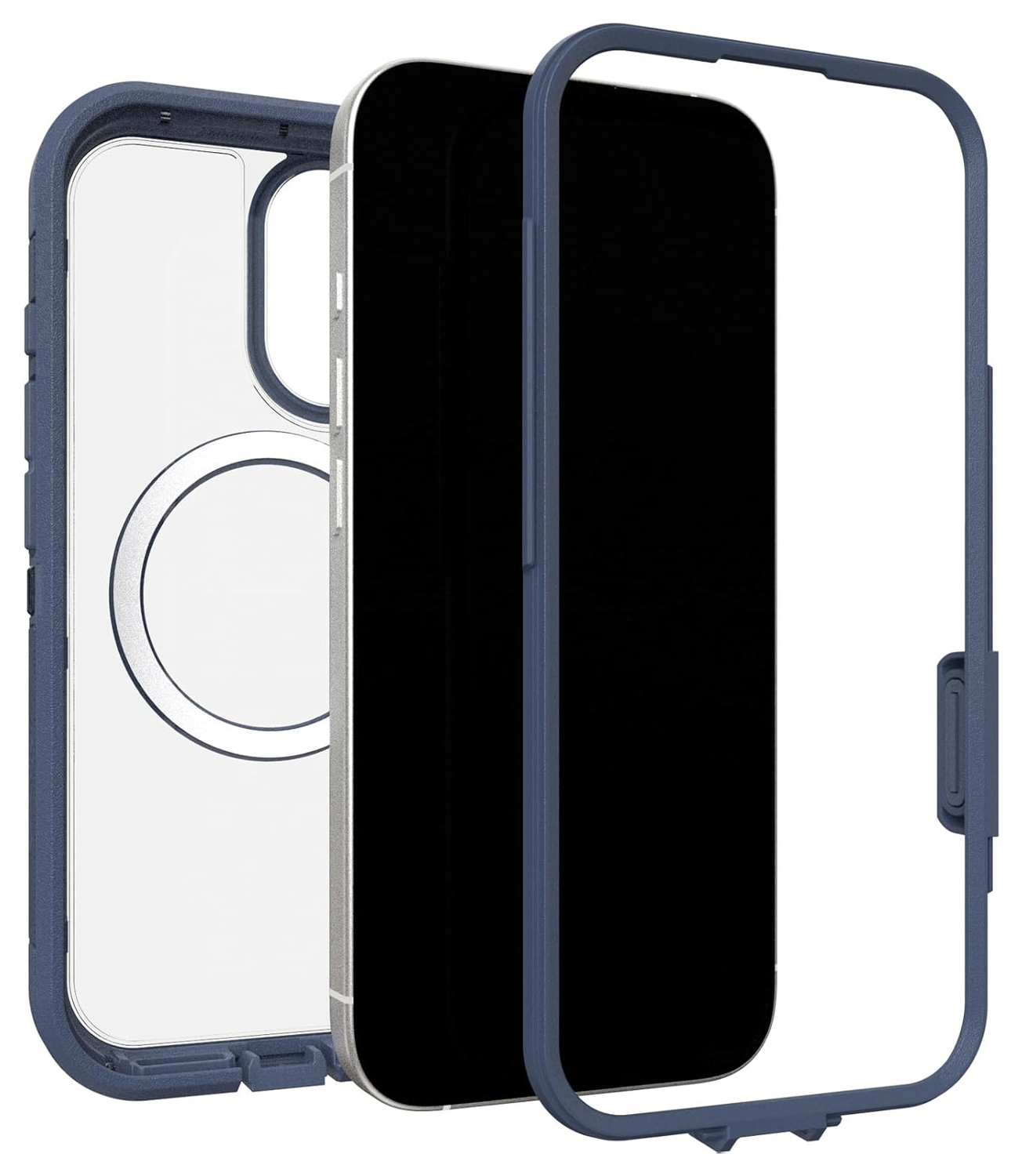 OtterBox Defender Pro XT iPhone 17 Hoesje MagSafe Back Cover Transparant Blauw afbeelding 4