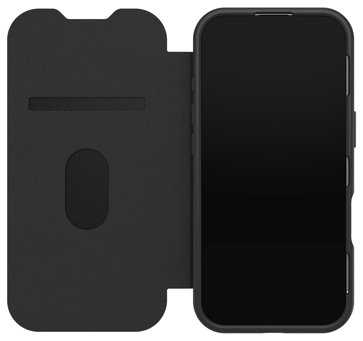 OtterBox React Folio iPhone 17 Hoesje Book Case Transparant Zwart afbeelding 4