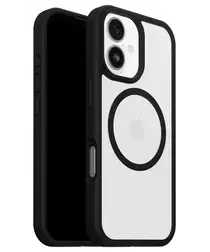 OtterBox React MagSafe Apple iPhone 17 Hoesje Back Cover Zwart Transparant afbeelding