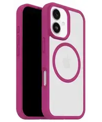 OtterBox React MagSafe Apple iPhone 17 Hoesje Back Cover Roze Transparant afbeelding