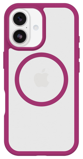 OtterBox React MagSafe Apple iPhone 17 Hoesje Back Cover Roze Transparant afbeelding 2
