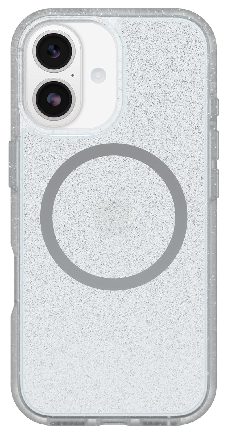 OtterBox React MagSafe Apple iPhone 17 Hoesje Back Cover Glitter Transparant afbeelding 2