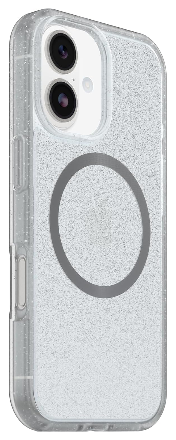 OtterBox React MagSafe Apple iPhone 17 Hoesje Back Cover Glitter Transparant afbeelding 4