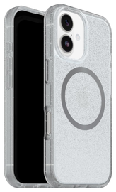 OtterBox React MagSafe Apple iPhone 17 Hoesje Back Cover Glitter Transparant