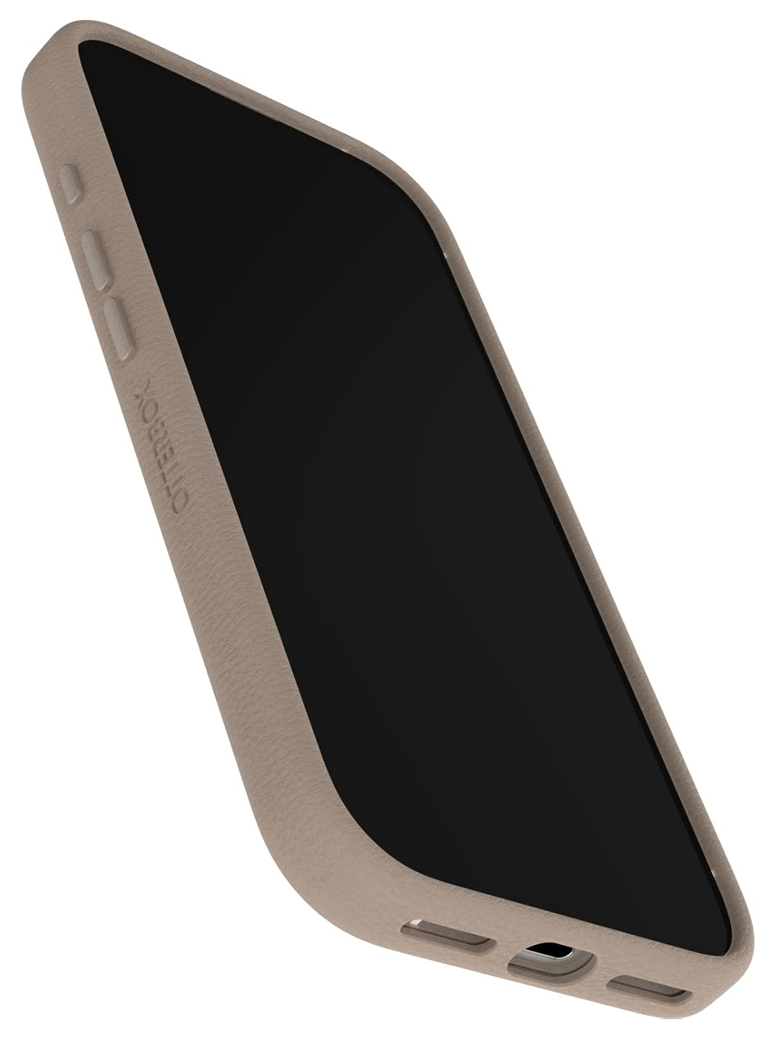 OtterBox Symmetry Cactus Leer MagSafe iPhone 17 Hoesje Grijs afbeelding 3