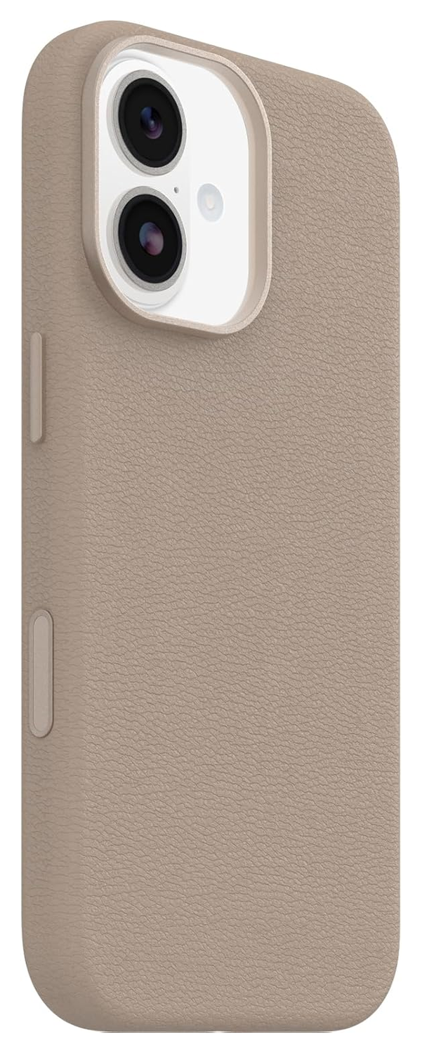 OtterBox Symmetry Cactus Leer MagSafe iPhone 17 Hoesje Grijs afbeelding 4