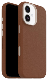 OtterBox Symmetry Cactus Leer MagSafe iPhone 17 Hoesje Bruin