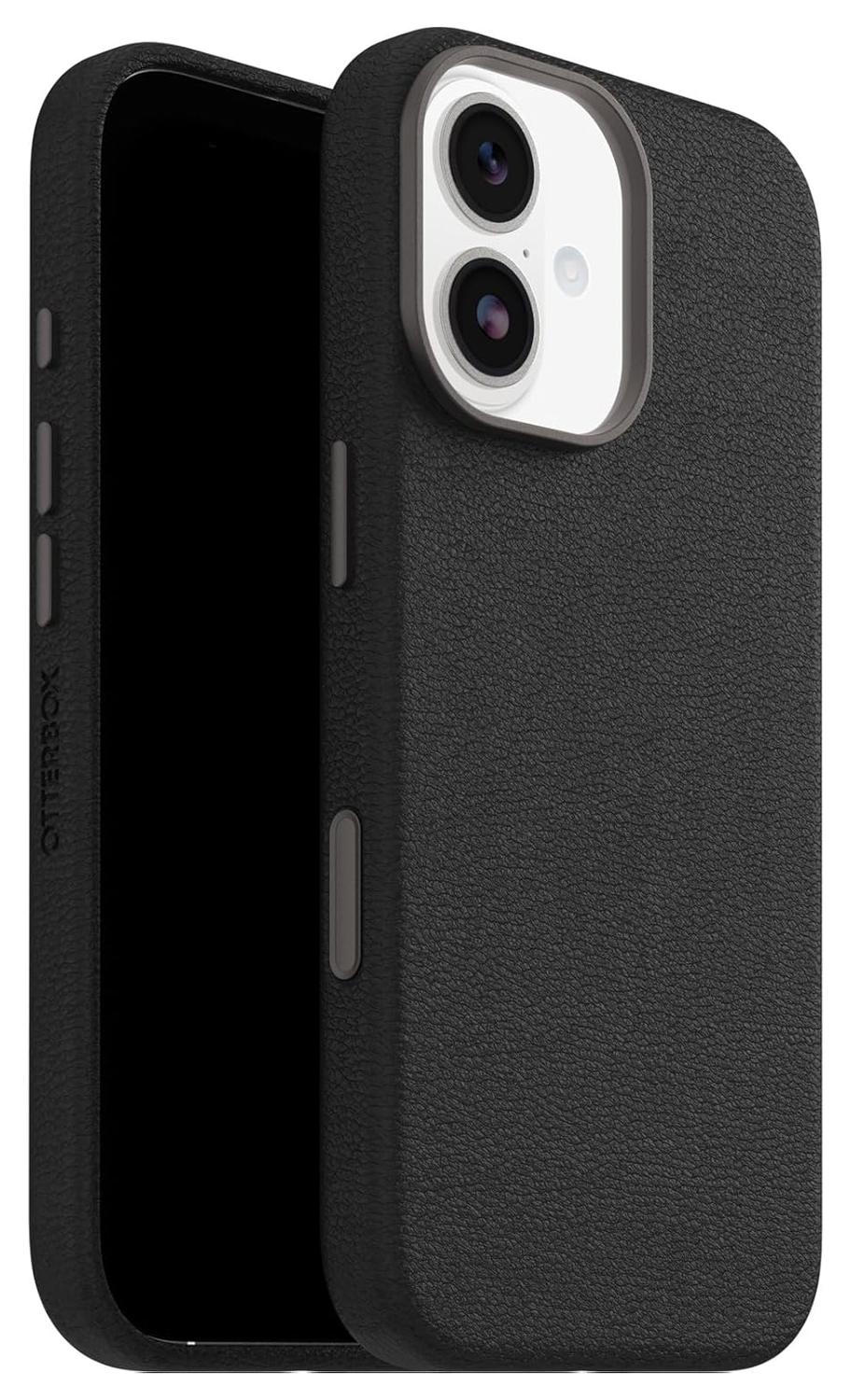 OtterBox Symmetry Cactus Leer MagSafe iPhone 17 Hoesje Zwart afbeelding 1