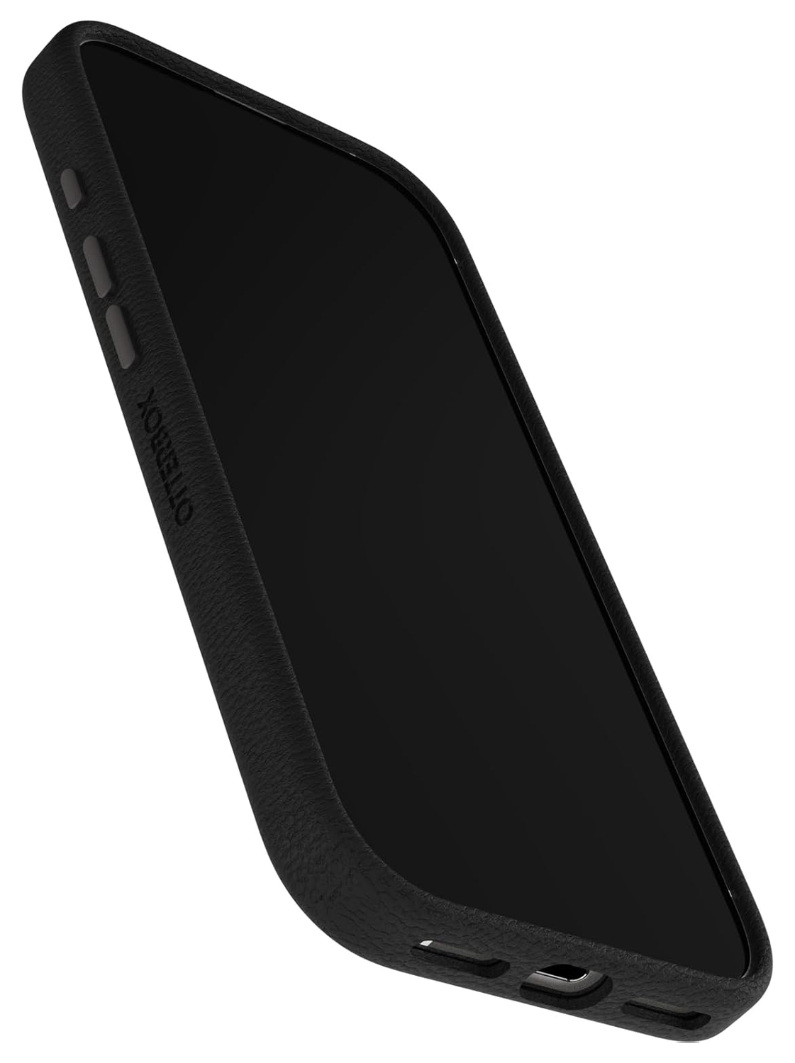 OtterBox Symmetry Cactus Leer MagSafe iPhone 17 Hoesje Zwart afbeelding 3