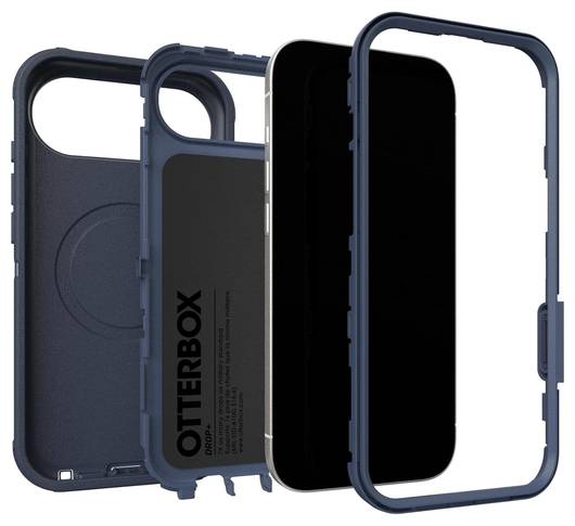 OtterBox Defender Pro MagSafe iPhone Air Hoesje Back Cover Blauw afbeelding 4