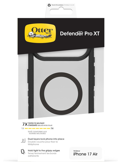 OtterBox Defender Pro XT iPhone Air Hoesje MagSafe Back Cover Zwart afbeelding 5