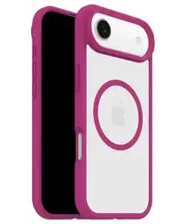 OtterBox React MagSafe Apple iPhone Air Hoesje Back Cover Roze Transparant afbeelding