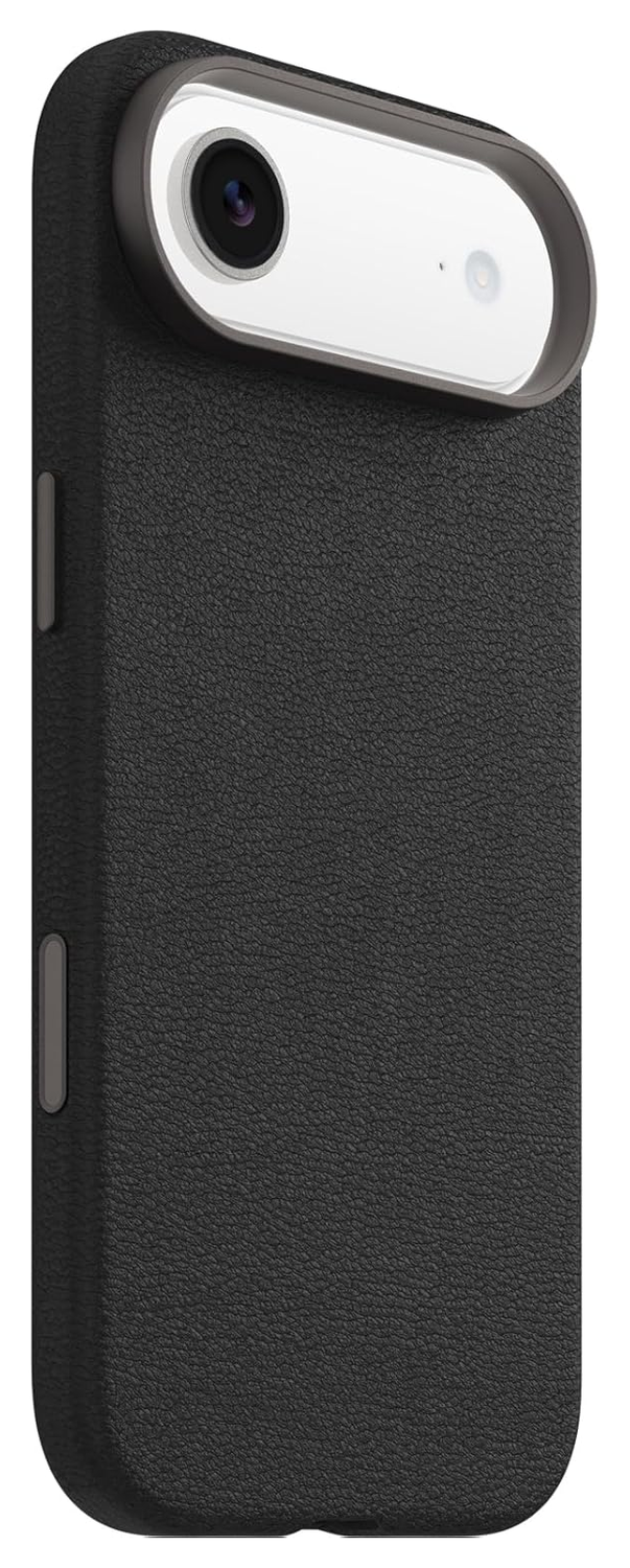 OtterBox Symmetry Cactus Leer MagSafe iPhone Air Hoesje Zwart afbeelding 4
