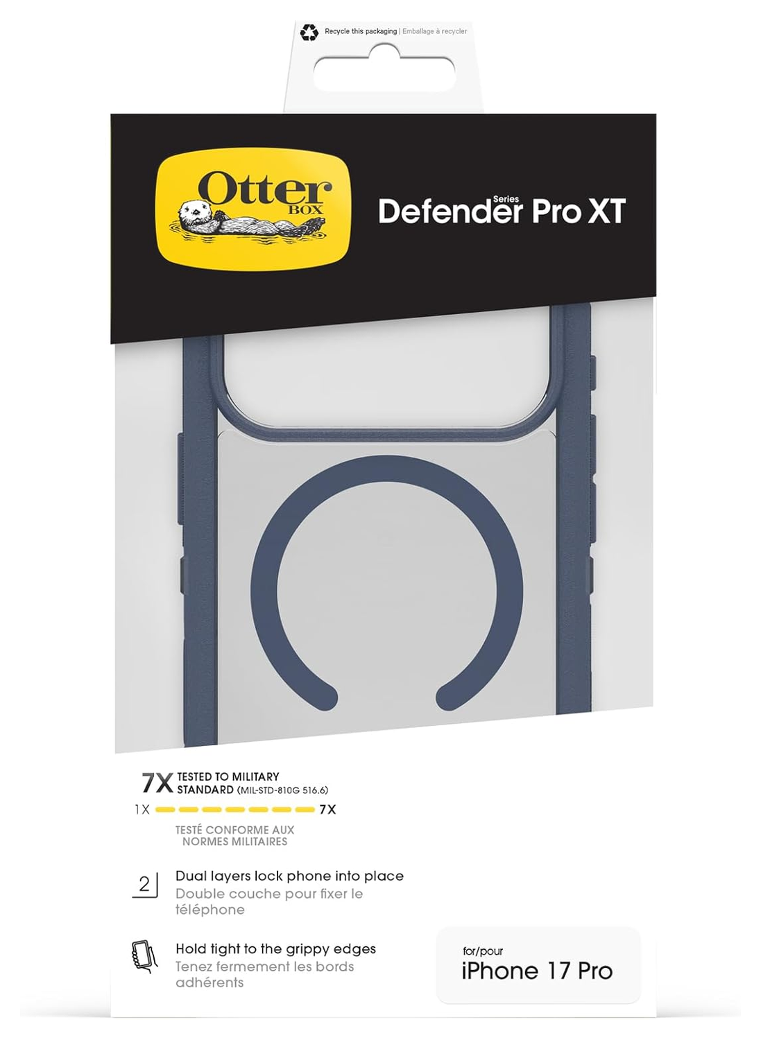 OtterBox Defender Pro XT iPhone 17 Pro Hoesje MagSafe Back Cover Blauw afbeelding 5