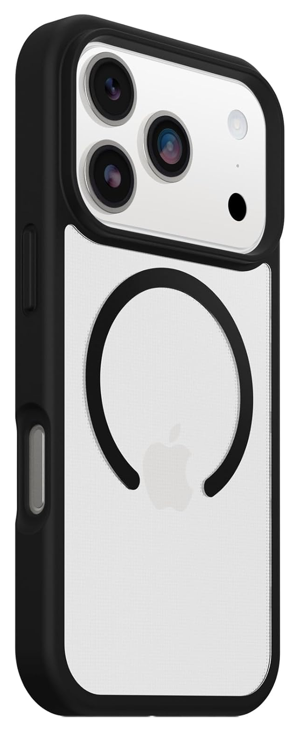 OtterBox React MagSafe Apple iPhone 17 Pro Hoesje Back Cover Zwart Transparant afbeelding 4
