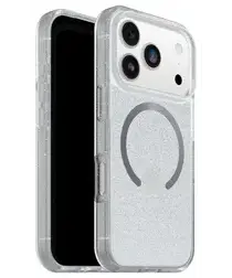 OtterBox React MagSafe Apple iPhone 17 Pro Hoesje Back Cover Glitter Transparant afbeelding