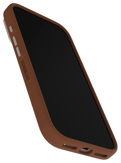 OtterBox Symmetry Cactus Leer MagSafe iPhone 17 Pro Hoesje Bruin afbeelding 3