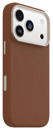 OtterBox Symmetry Cactus Leer MagSafe iPhone 17 Pro Hoesje Bruin afbeelding 4