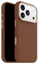 OtterBox Symmetry Cactus Leer MagSafe iPhone 17 Pro Hoesje Bruin afbeelding