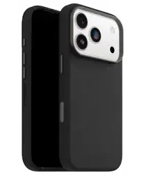 OtterBox Symmetry Cactus Leer MagSafe iPhone 17 Pro Hoesje Zwart afbeelding