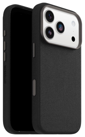 OtterBox Symmetry Cactus Leer MagSafe iPhone 17 Pro Hoesje Zwart