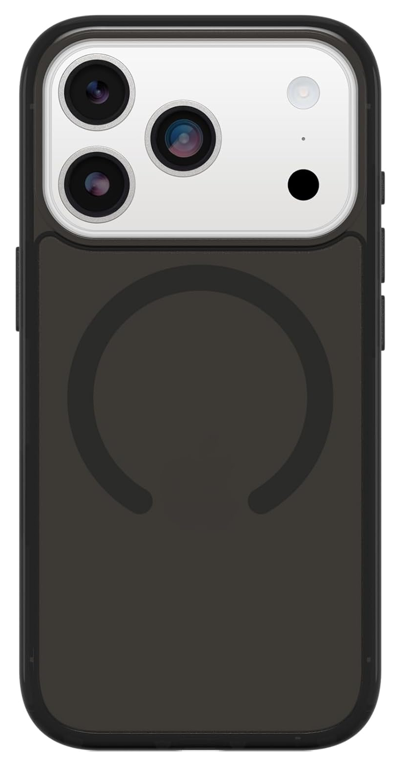 OtterBox Symmetry MagSafe iPhone 17 Pro Hoesje Back Cover Transparant Zwart afbeelding 2