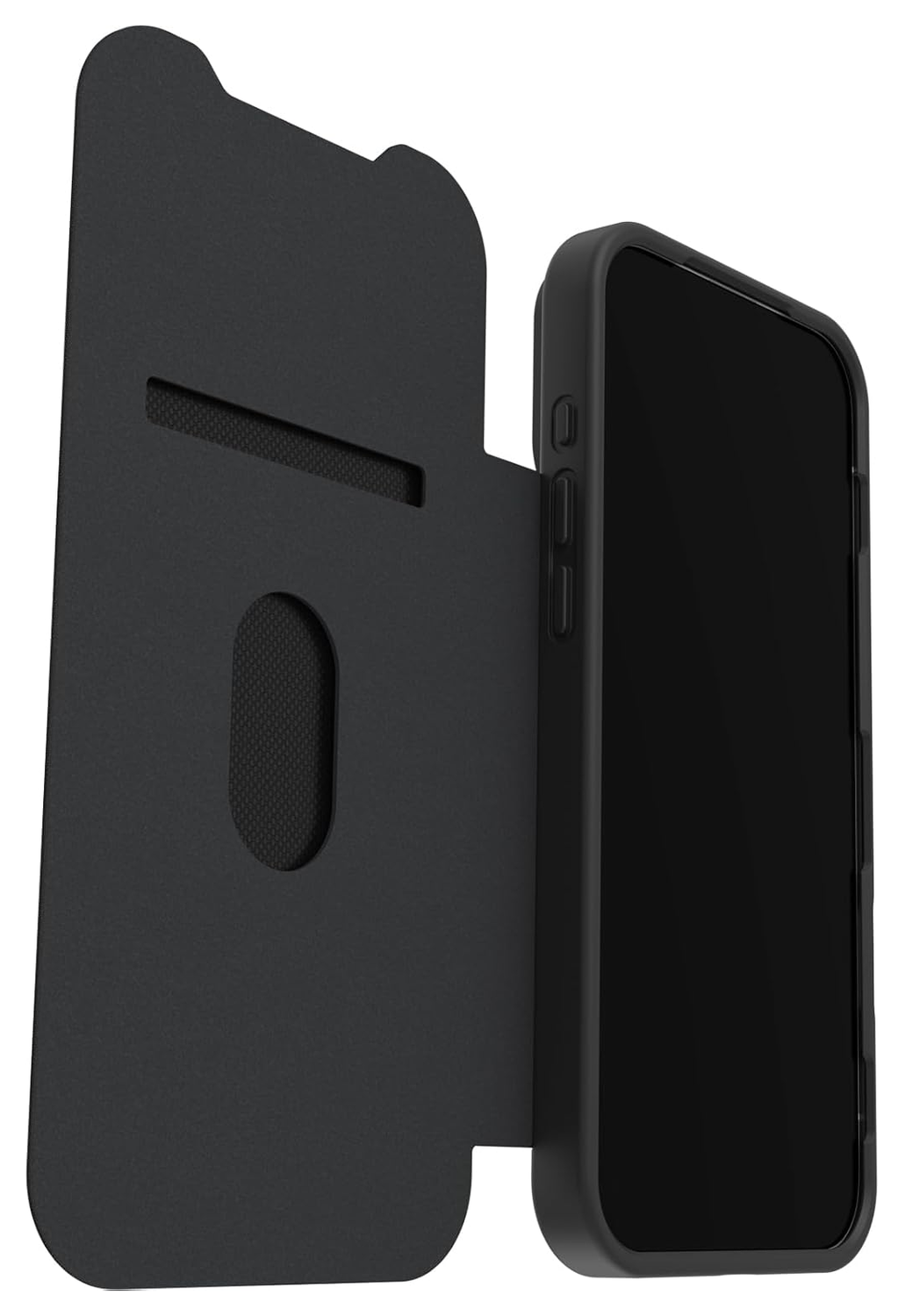 OtterBox React Folio iPhone 17 Pro Max Hoesje Book Case Transparant Zwart afbeelding 4