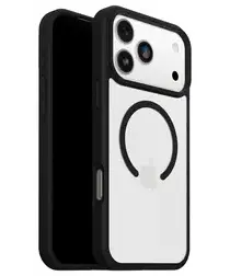 OtterBox React MagSafe Apple iPhone 17 Pro Max Hoesje Zwart Transparant afbeelding